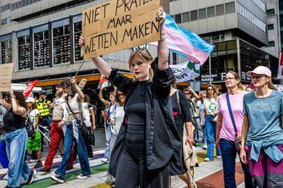 Afgelopen zondag kwamen de Mina’s met ruim duizend mensen in Rotterdam op straat als aanklacht tegen femicide. 