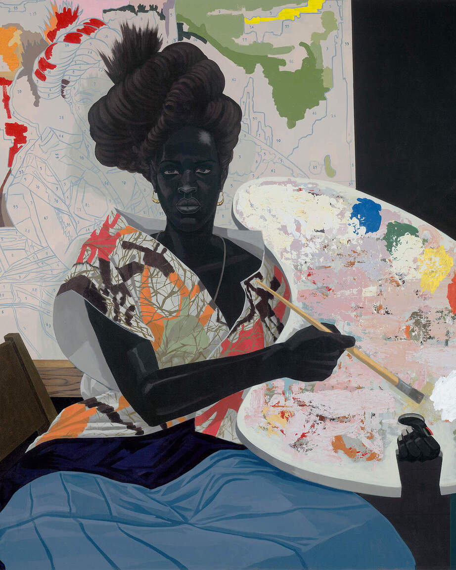 Kerry James Marshall, Untitled (2009). Te zien in Royal Academy, Londen