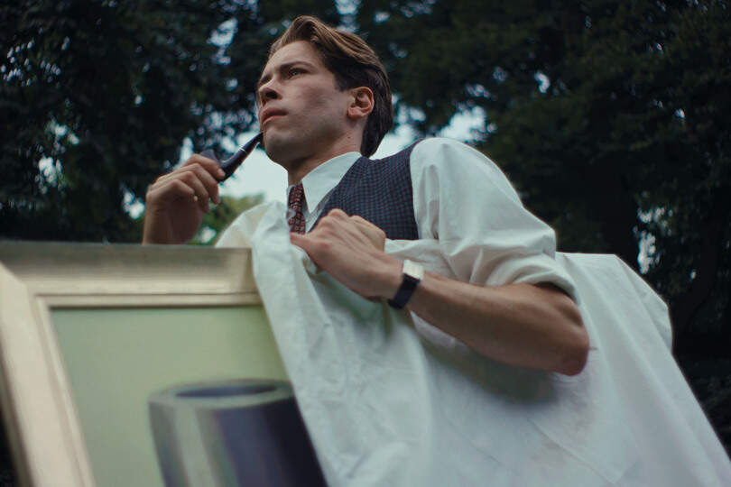 Pierre Gervais zet Magritte neer als een melancholische dandy.