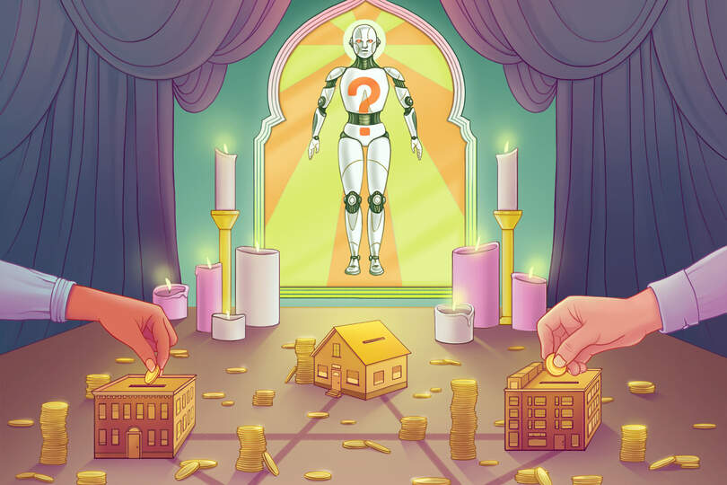 If artificial intelligence is really revolutionary, its benefits will spread to mundane companies and spawn new fields, VanguardÕs global chief economist says. (Hannah Agosta/The New York Times) Ñ FOR EDITORIAL USE ONLY WITH NYT STORY SLUGGED AI VALUE STOCKS BY JEFF SOMMER FOR SEPT. 12, 2025. ALL OTHER USE PROHIBITED. Ñ
