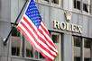 New York, United States - January 14, 2012: Rolex building in the Fifth Avenue in New York City. Rolex is a luxury swiss watchmaking company. Founded in 1905 by Hans Wilsdorf  and  Alfred Davis nowadays the company is owned by a private trust and sells the watches all over the world.