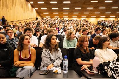 Het jaarlijkse openingscollege politicologie aan de Universiteit Gent.