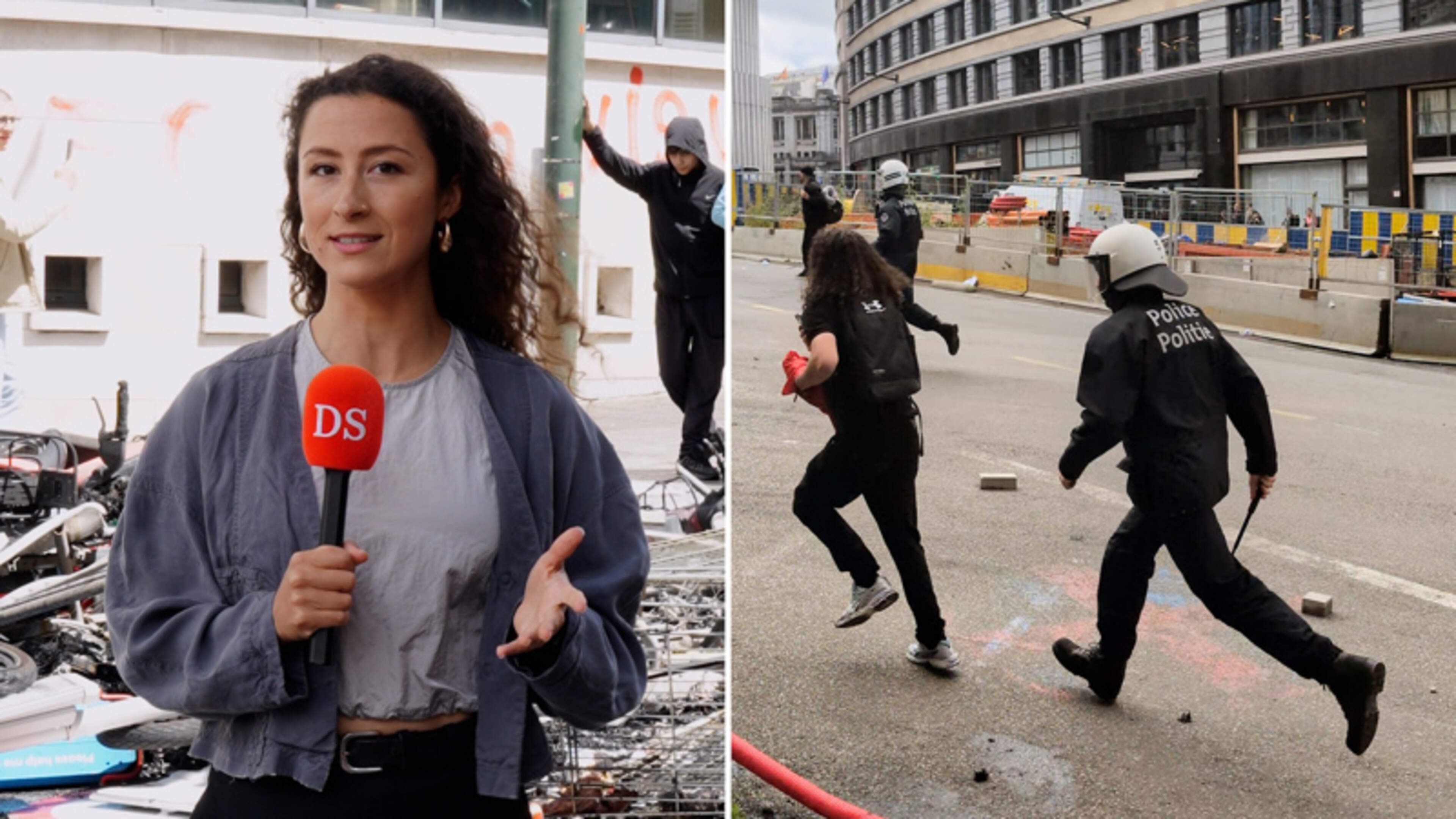 Betoging in Brussel loopt uit de hand: “Het is goed dat we samen betogen, maar niet op deze manier”