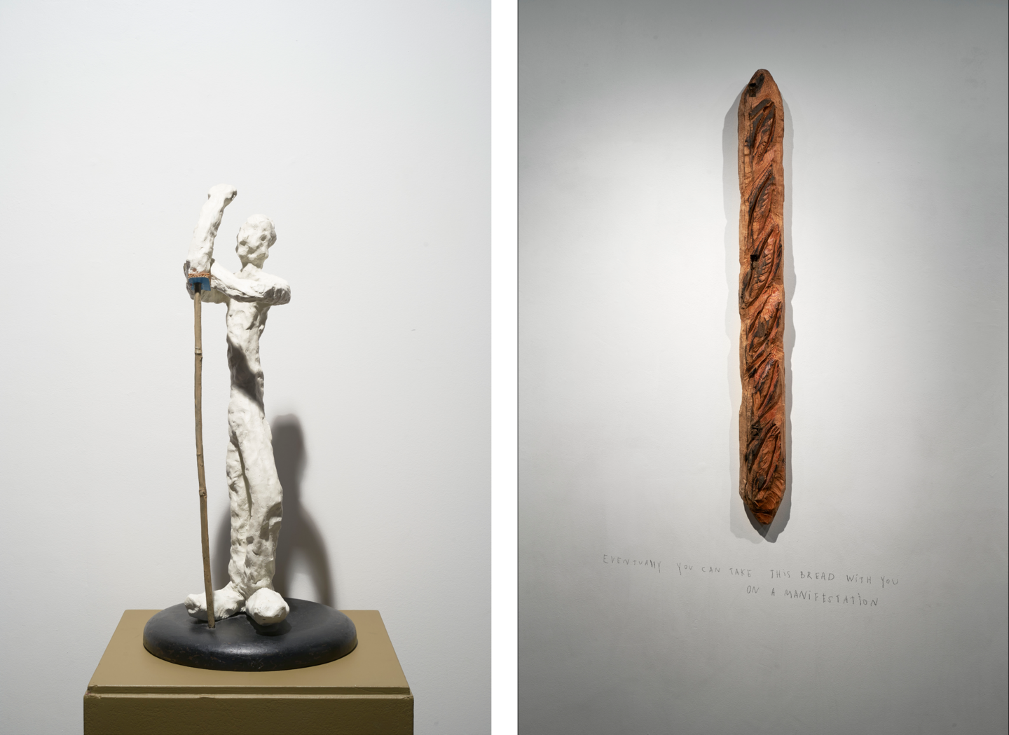 Links: Walter Swennen, rechts: Benjamin Verdonck