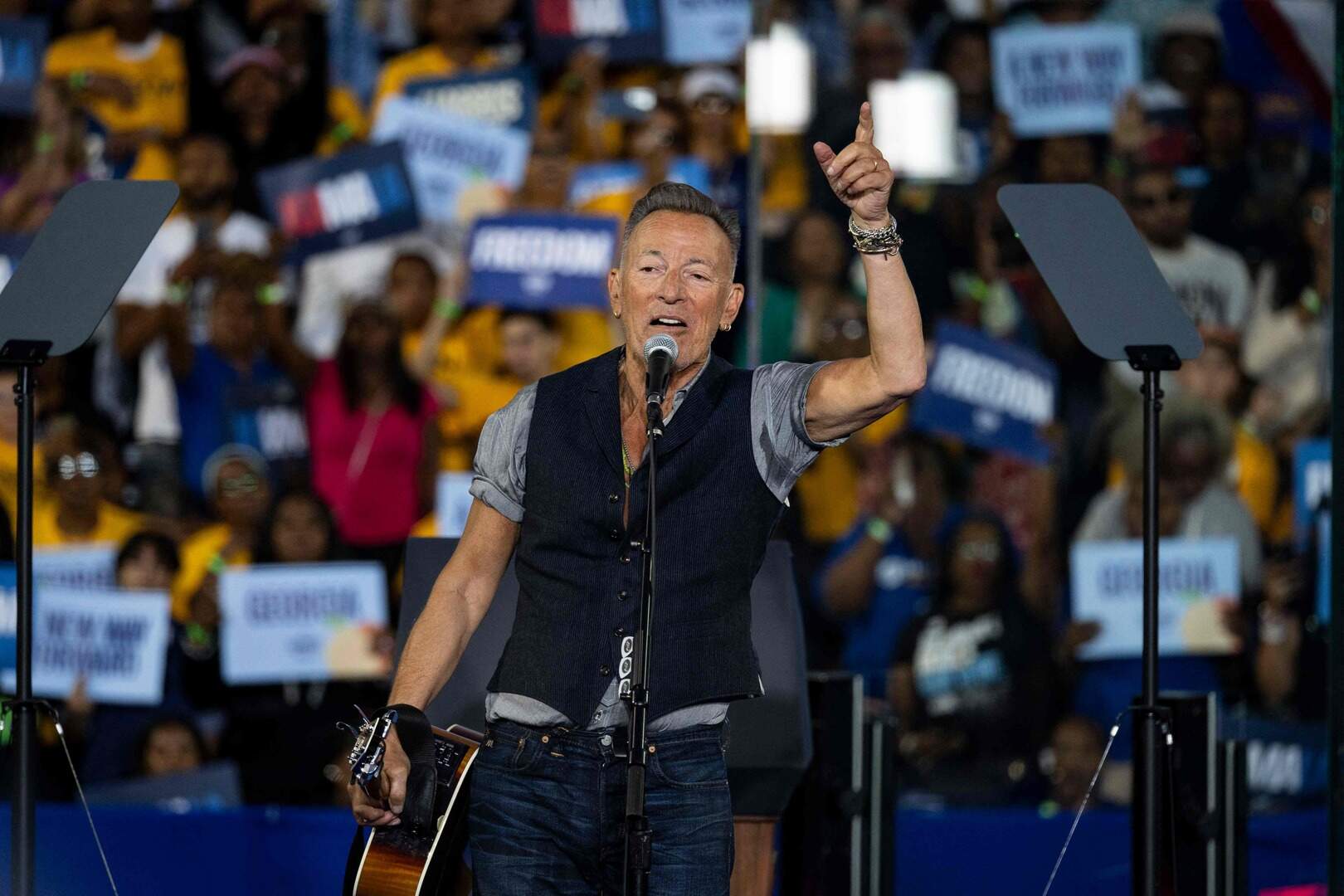 Bruce Springsteen schrijft lied tegen 