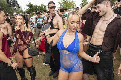 Tomorrowland music festival in De Schorre, Boom, Belgium.