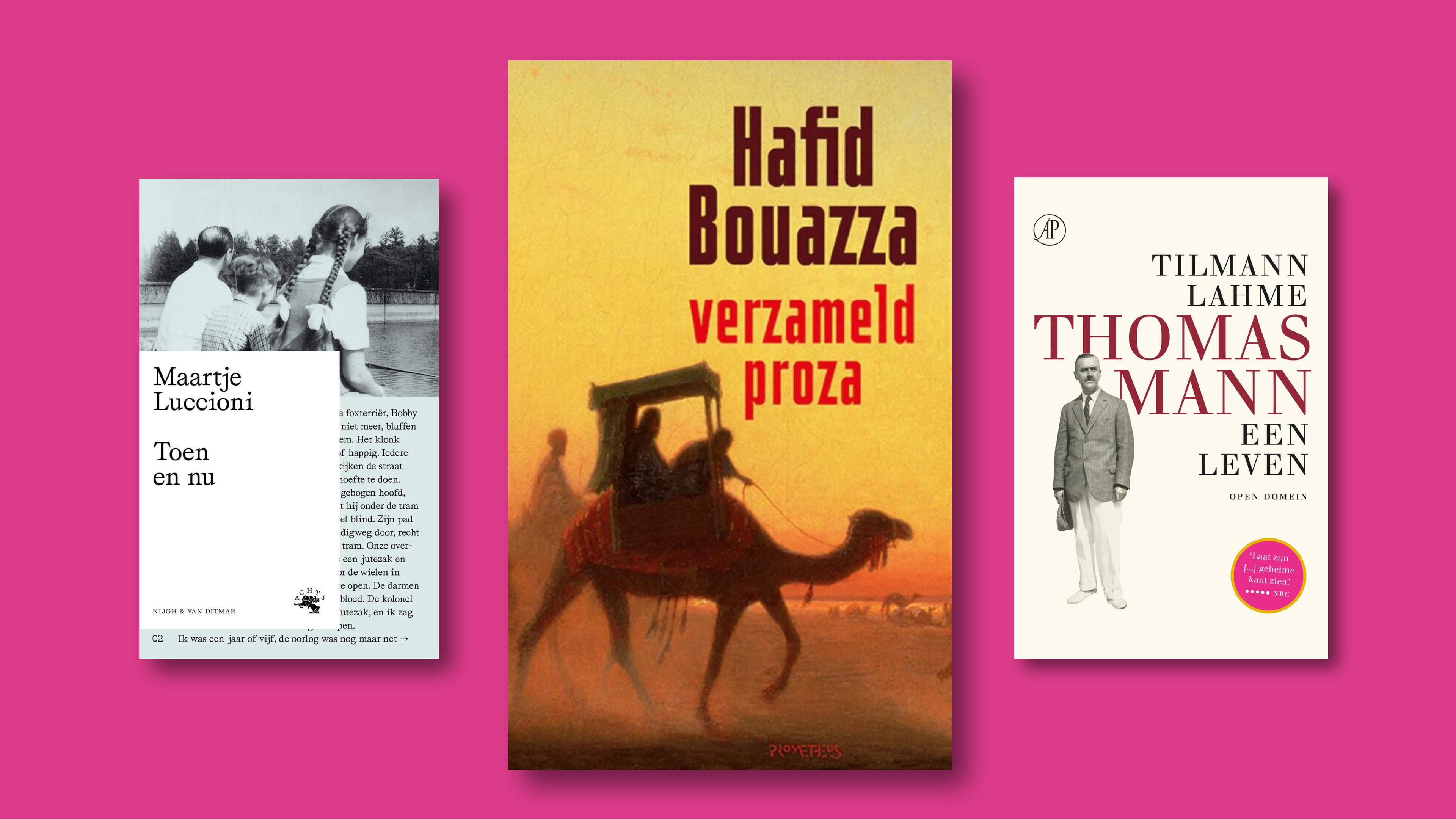 “Deze dikke verzameling bewijst wat voor stilist Hafid Bouazza was”: drie korte boekentips