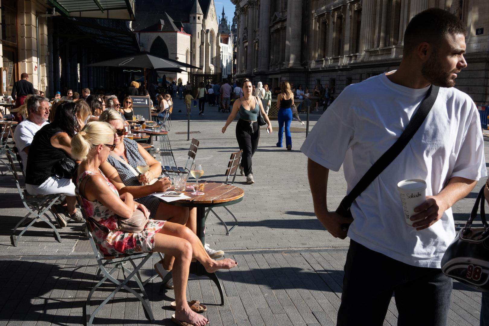 202309, copyright Kristof Vadino, Brussel, warmte, zon, warme dag, 1 oktober, september warmste maand ooit
