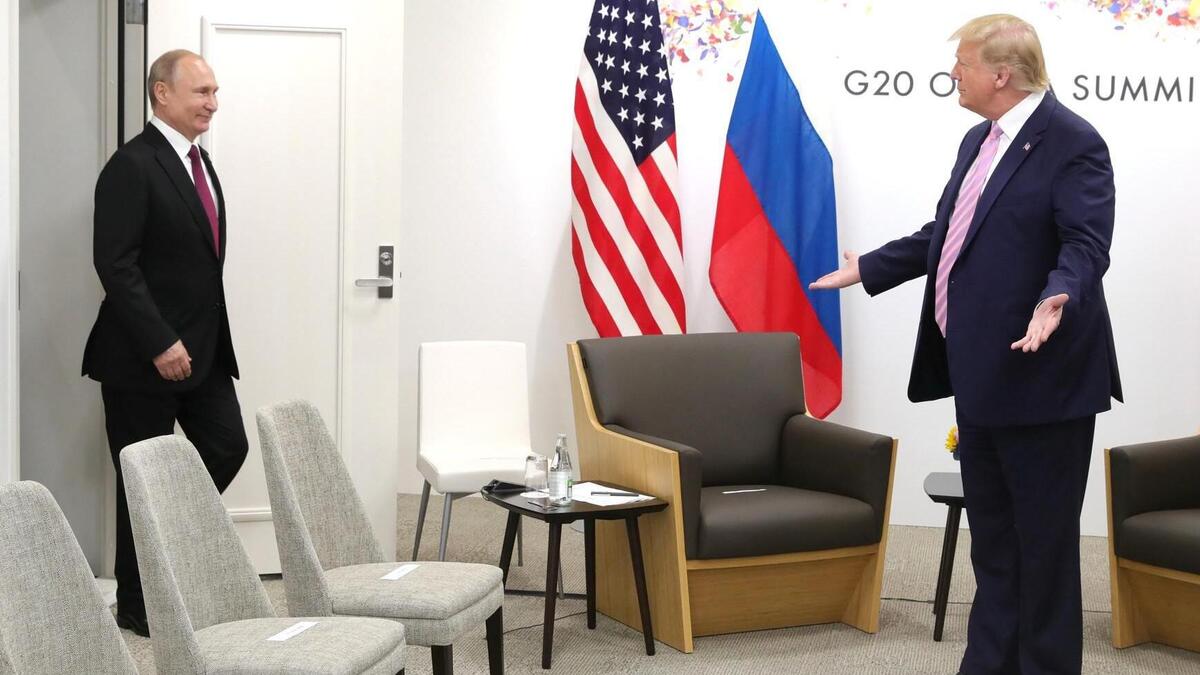 Trump Insterment Trump lijkt wel het nieuwe instrument van Poetin | De Standaard