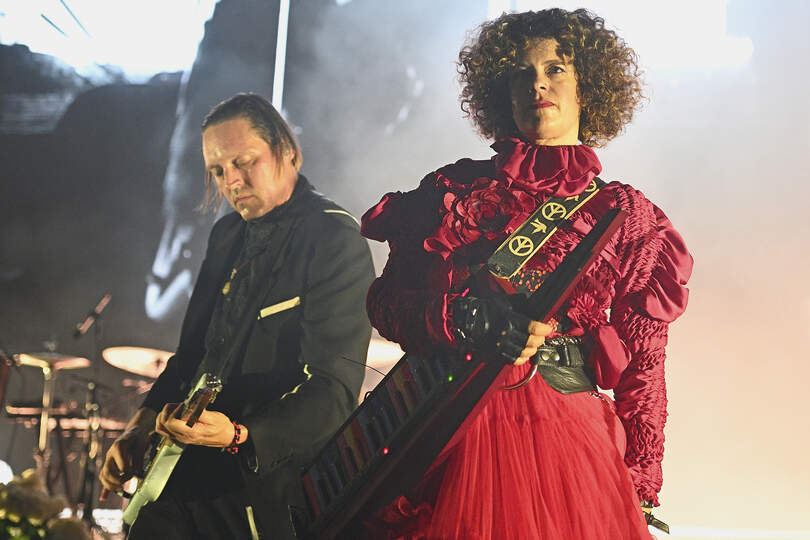 Win Butler en Régine Chassagne van Arcade Fire.