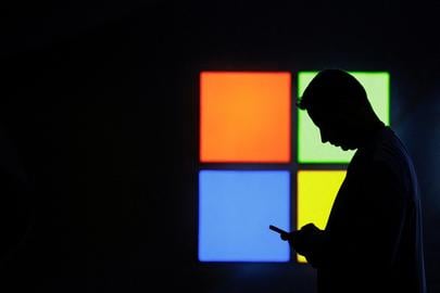 De beurswaarde van Microsoft blijft klimmen.