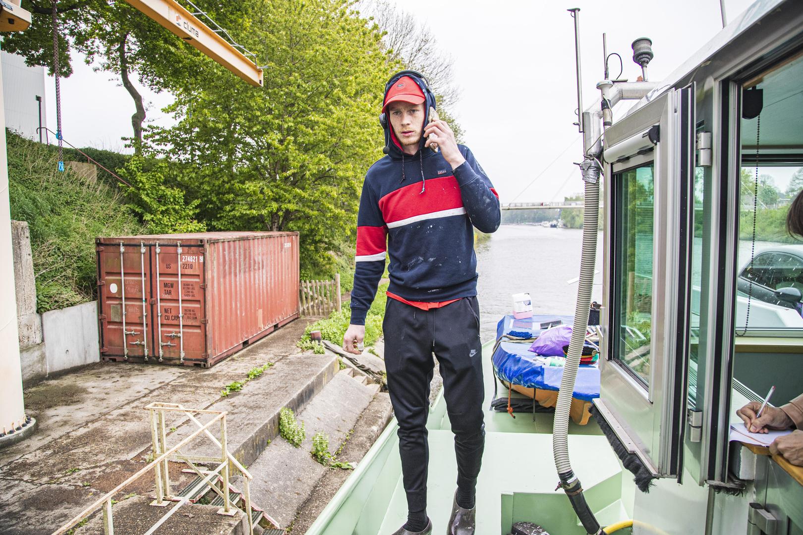 jonge binnen schippers
