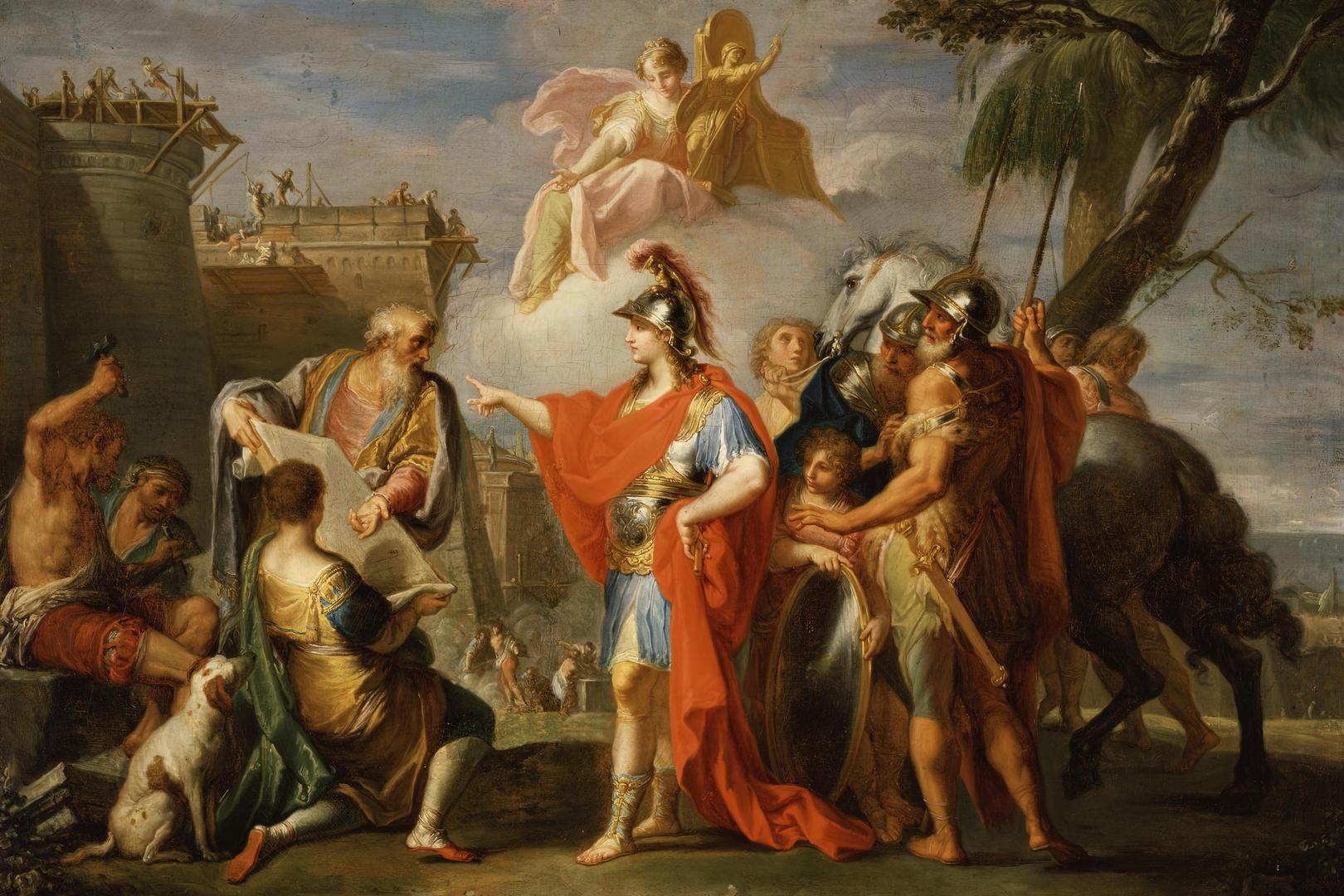 Alexander the Great Founding Alexandria, 1736-1737.
