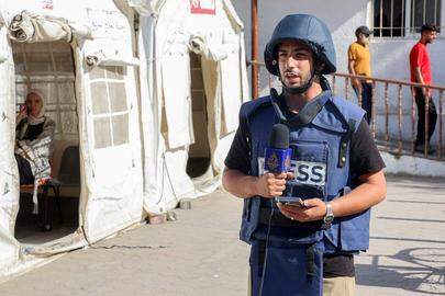 Al-Jazeera correspondent Anas al-Sharif reports near the Arab Ahli (Baptist) Hospital in Gaza City on October 10, 2024. Qatari broadcaster Al Jazeera said on August 11, 2025, that five of its journalists were killed in an Israeli strike, including a prominent reporter. The Israeli military acknowledged in a statement targeting correspondent Anas al-Sharif, accusing him of being a "terrorist" affiliated with Hamas.
AFP