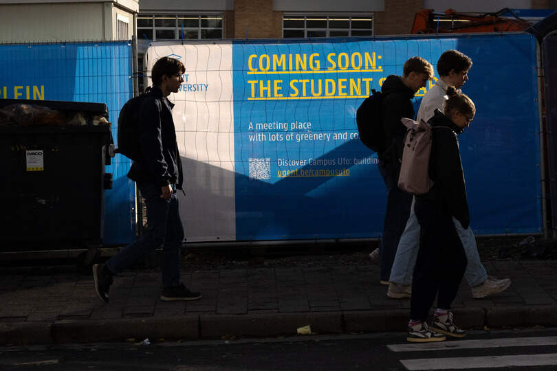 2025/10/24. Gent. Themabeelden rond taal, unief, universiteiten, academisch, aula, universitaire context; 