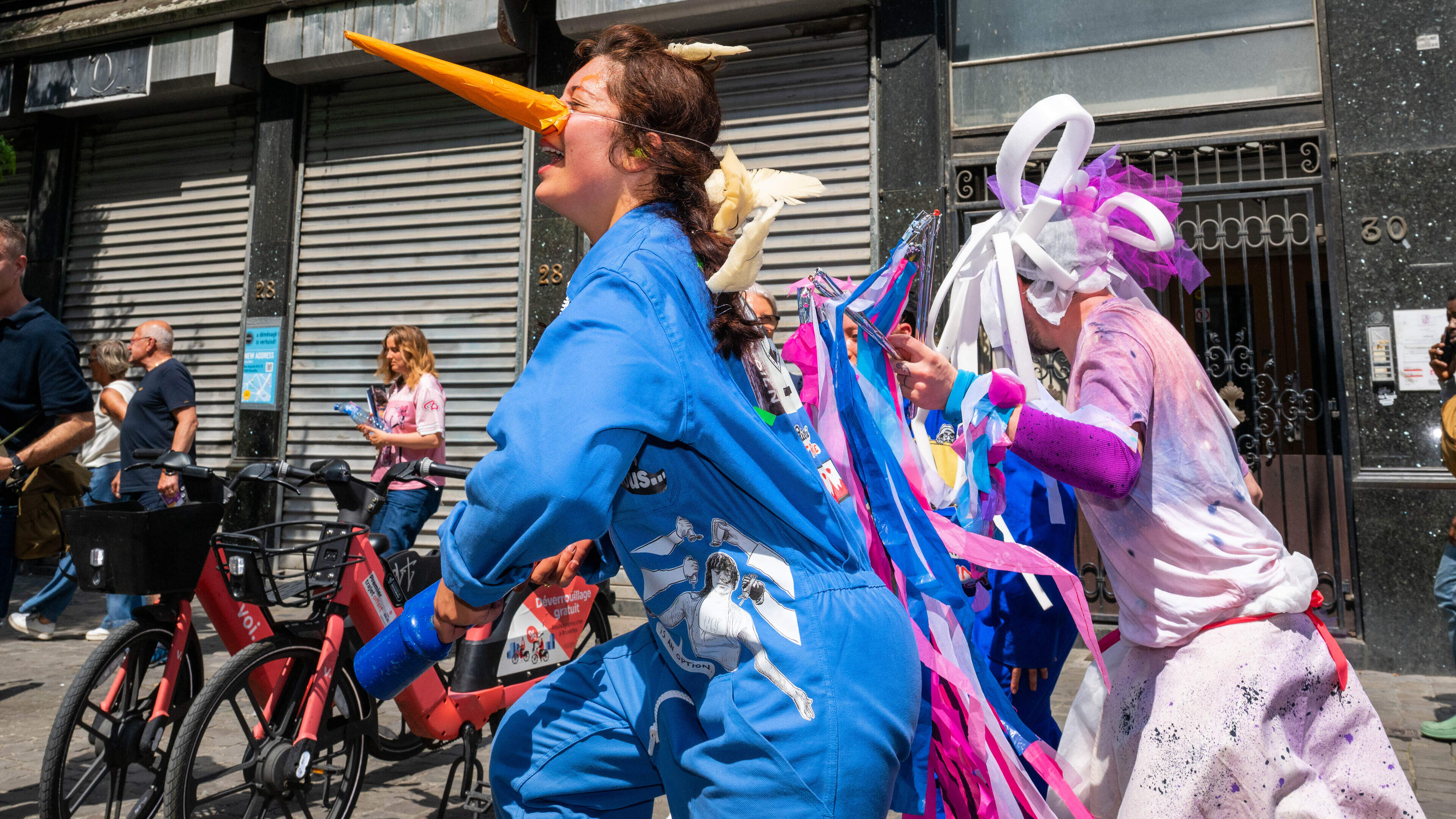 In beeld: de dromen van de Zinnekeparade in Brussel