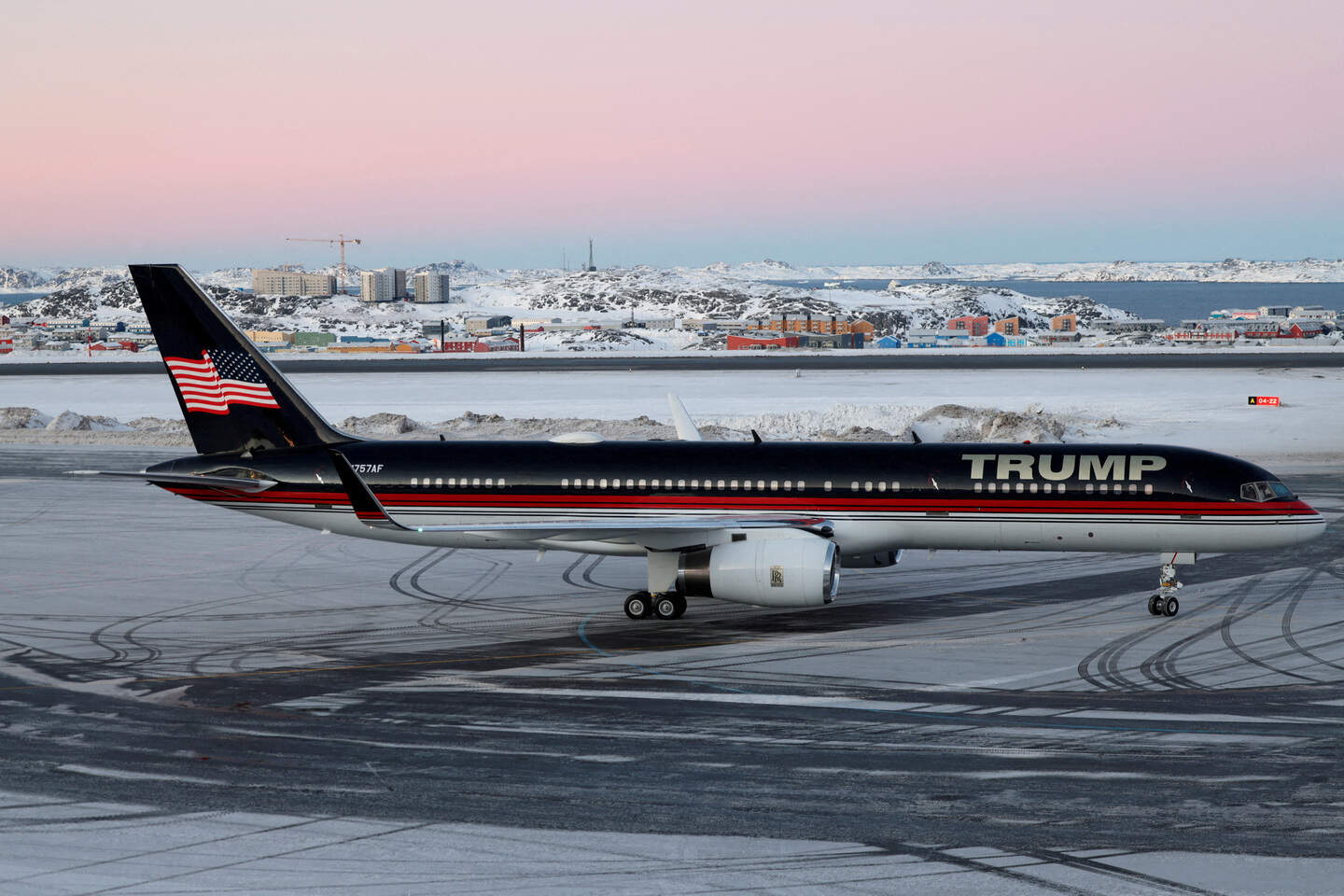 FILE PHOTO: Donald Trump Jr. visits Nuuk, Greenland, on Tuesday, January 7, 2025. Donald Trump Jr. is on a private visit to Greenland. Emil Stach/Ritzau Scanpix/via REUTERS ATTENTION EDITORS - THIS IMAGE WAS PROVIDED BY A THIRD PARTY. DENMARK OUT. NO COMMERCIAL OR EDITORIAL SALES IN DENMARK./File Photo