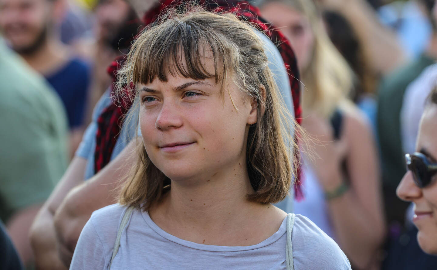 Greta Thunberg.